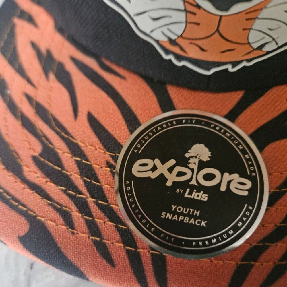 Explore Youth Tiger Snapback Hat - Black - Picture 5 of 9